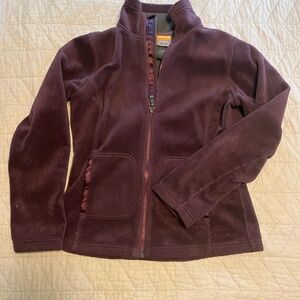 Merrell small purple zip up fleece